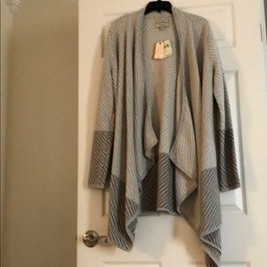 Lucky Brand waterfall sweater cardigan